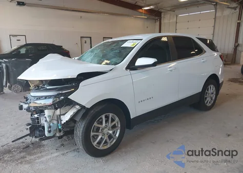 2022 Chevrolet Equinox Fwd Lt из США, поврежденный, VIN 3GNAXKEV7NS107568
